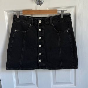 american eagle denim skirt